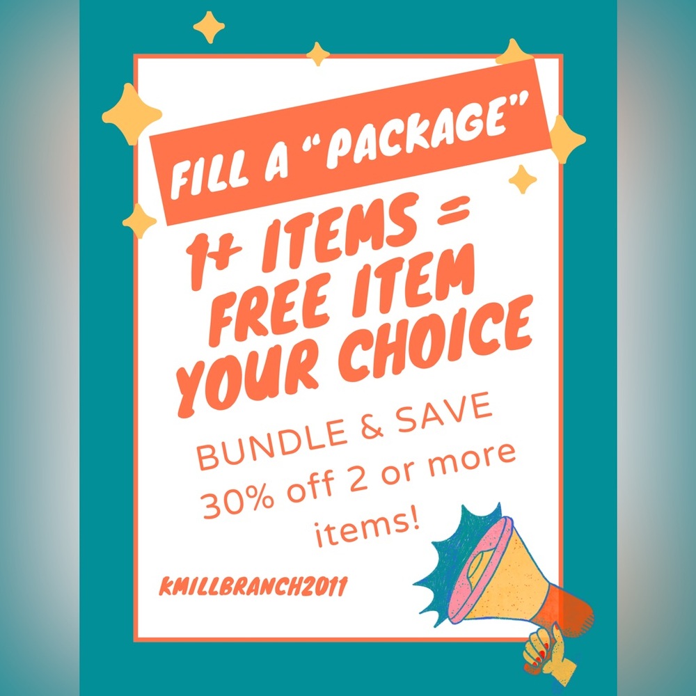 Free Item - Fill a “Package” Posh Show Flyer